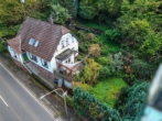 Aufsicht Haus mit Grundstück